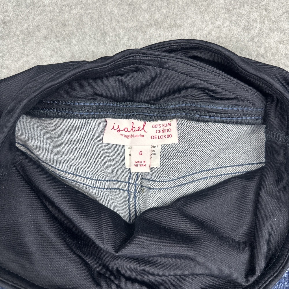 Isabel‎ 80s Slim Women's Maternity Jeans Size 6 - Picture 7 of 8
